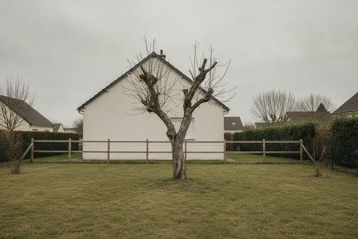 Chantier à Fleury-sur-Orne avant intervention
